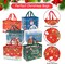 Christmas Gift Bags,18 PCS Large Reusable Christmas Tote Bags with Handles, Christmas Treat Bags, Multifunctional Non-Woven Christmas Bags for Gifts Wrapping, Shopping, Xmas, Party Favor Bags, 12.8" x